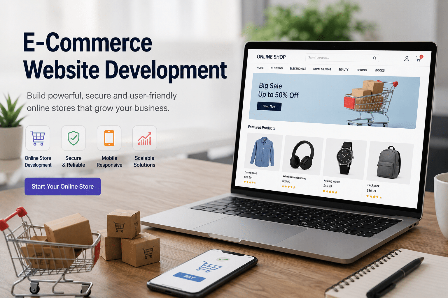 Best E-commerce website Development