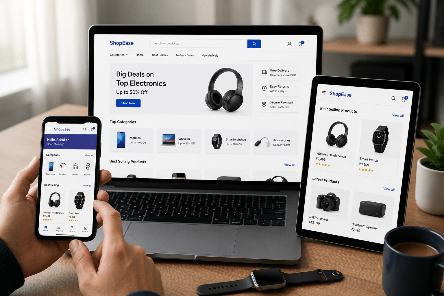 mobile-friendly online store